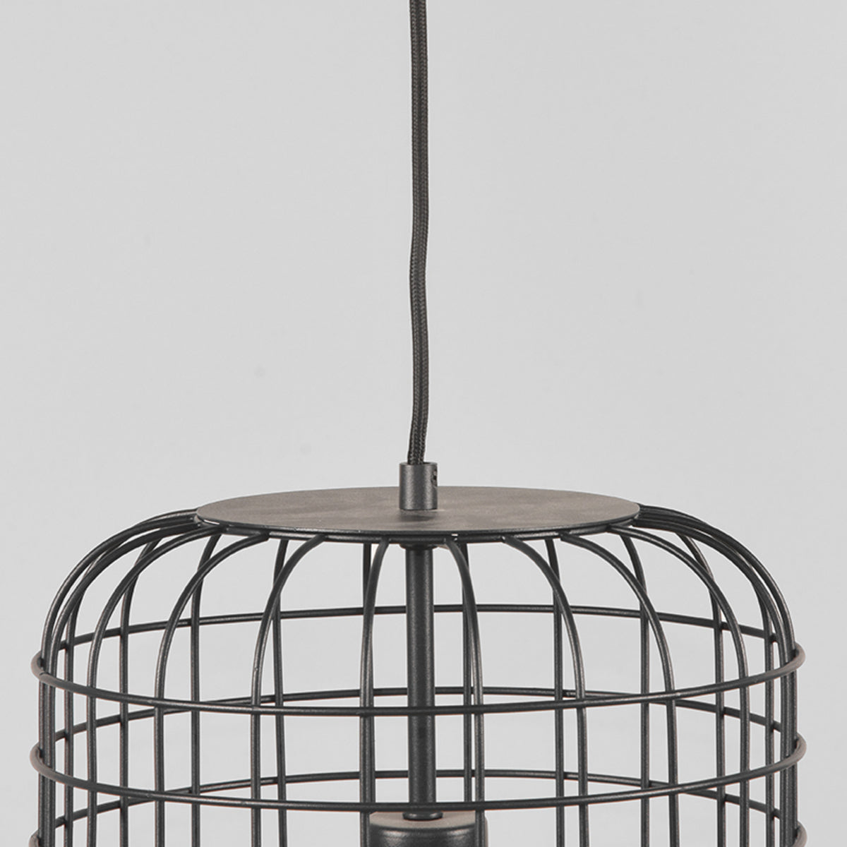 LABEL51 Hanglampen Solido - Zwart - Metaal - 1-Lichts