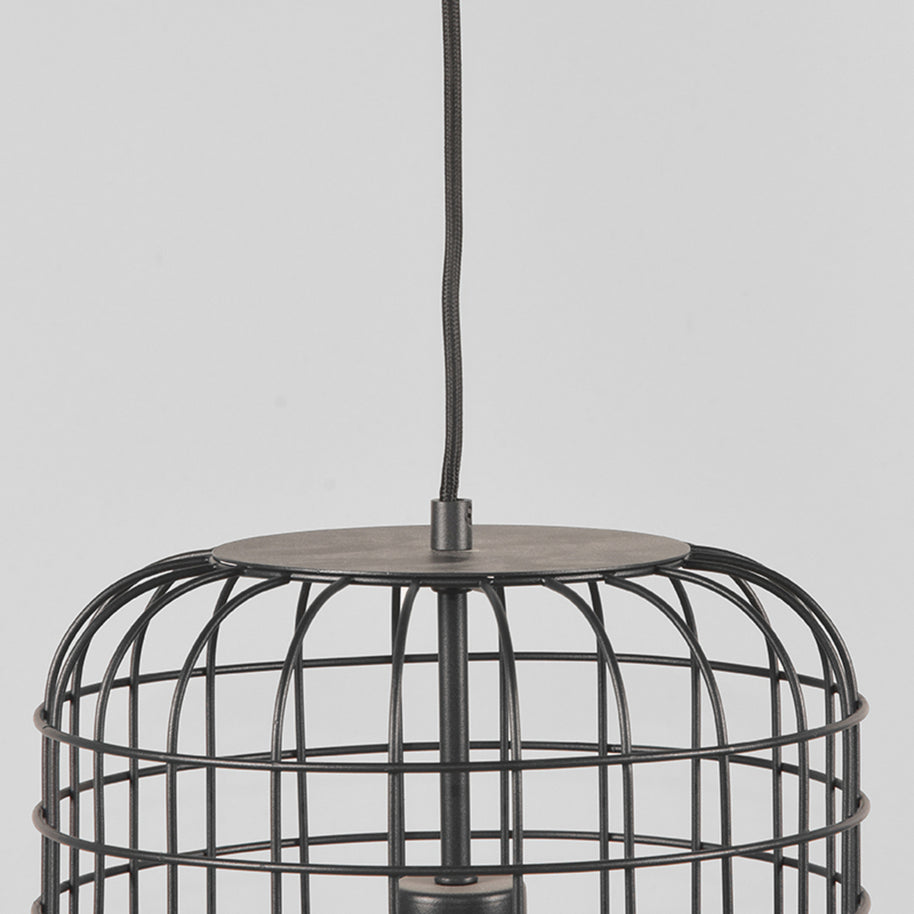 LABEL51 Hanglampen Solido - Zwart - Metaal - 1-Lichts