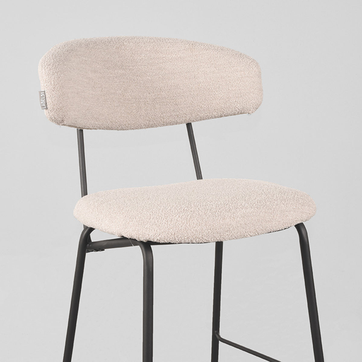 LABEL51 Barkrukken Zack - Naturel - Boucle - Laag