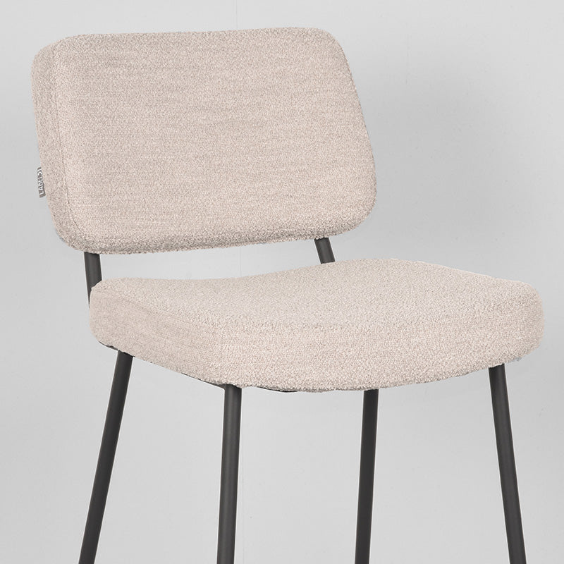 LABEL51 Barkrukken Noah - Naturel - Boucle - Zithoogte 78