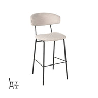 LABEL51 Barkrukken Zack - Naturel - Boucle - Hoog