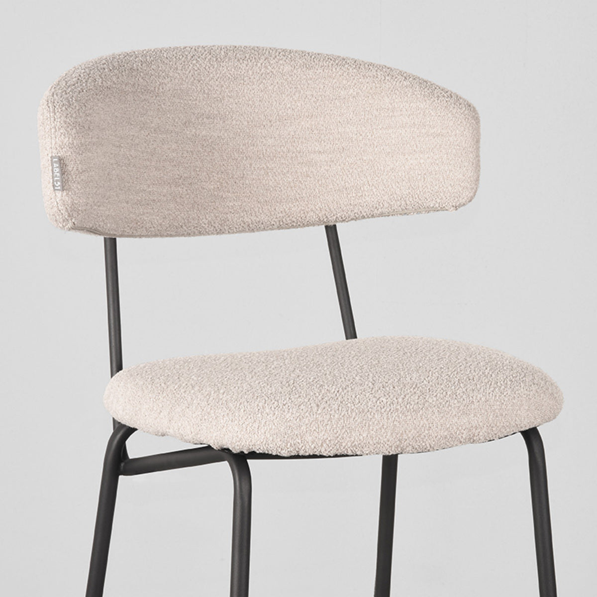 LABEL51 Barkrukken Zack - Naturel - Boucle - Hoog
