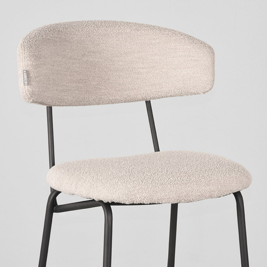 LABEL51 Barkrukken Zack - Naturel - Boucle - Hoog