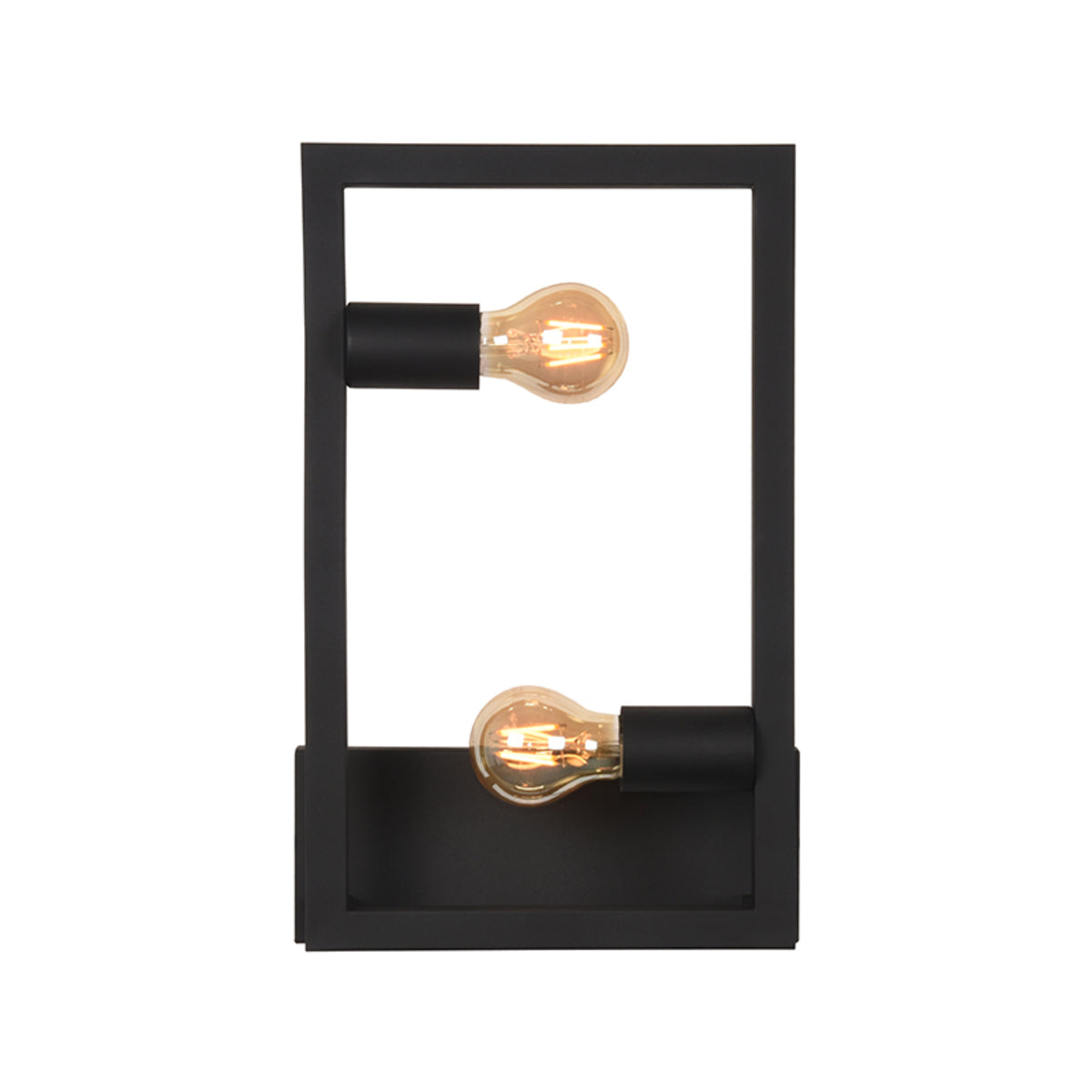 LABEL51 Wandlampen Quadrato - Zwart - Metaal - One Size