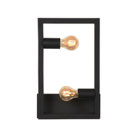 LABEL51 Wandlampen Quadrato - Zwart - Metaal - One Size