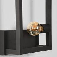 LABEL51 Wandlampen Quadrato - Zwart - Metaal - One Size