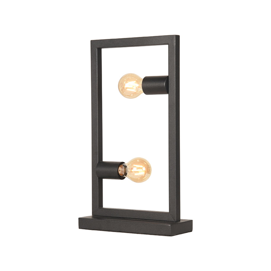 LABEL51 Tafellampen Quadrato - Zwart - Metaal - One Size