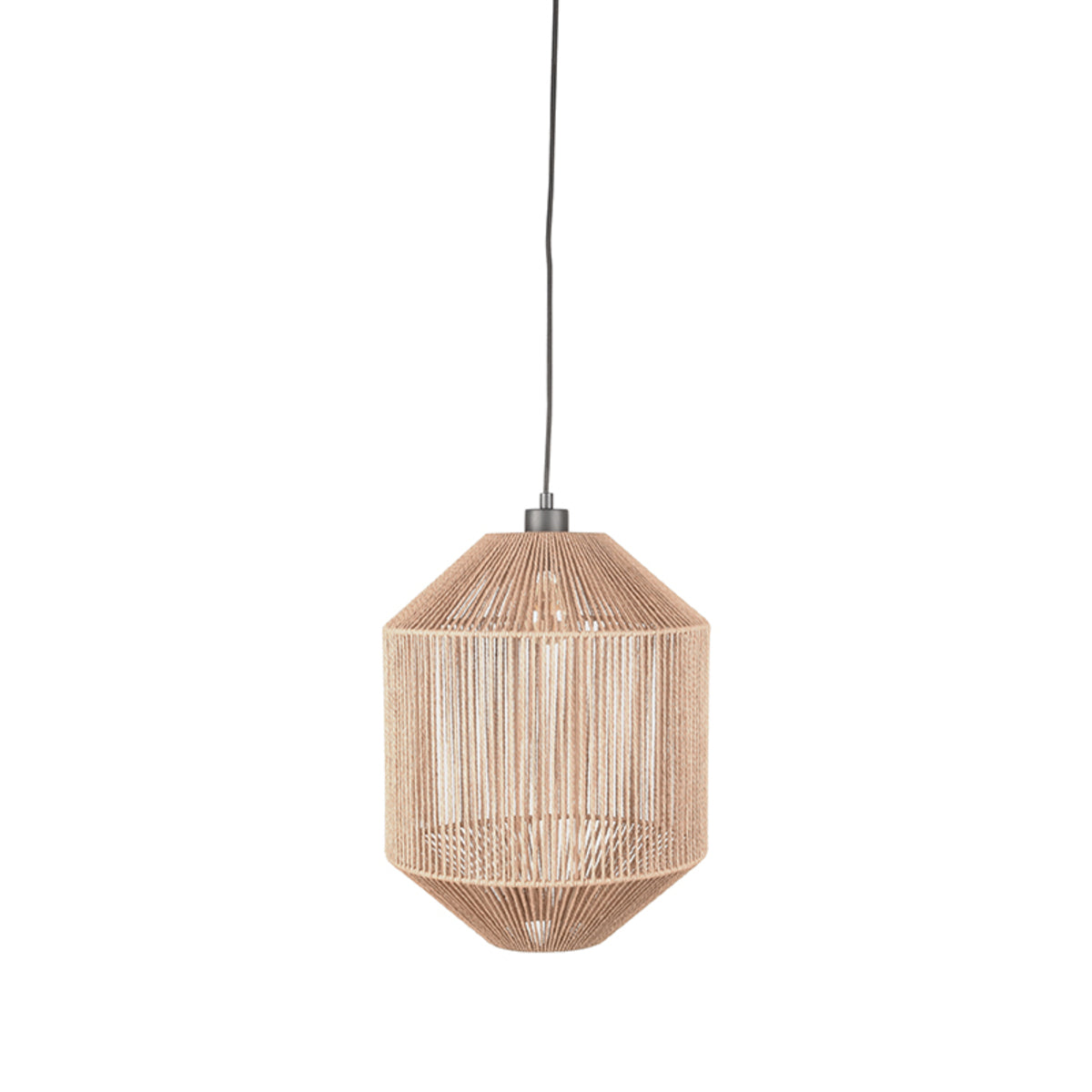 LABEL51 Hanglampen Ibiza - Naturel - Jute - 1-Lichts Cilinder