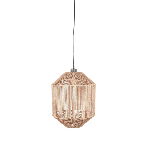 LABEL51 Hanglampen Ibiza - Naturel - Jute - 1-Lichts Cilinder