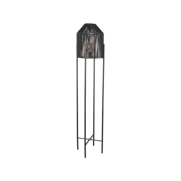 LABEL51 Vloerlampen Ibiza - Zwart - Jute - 1-Lichts
