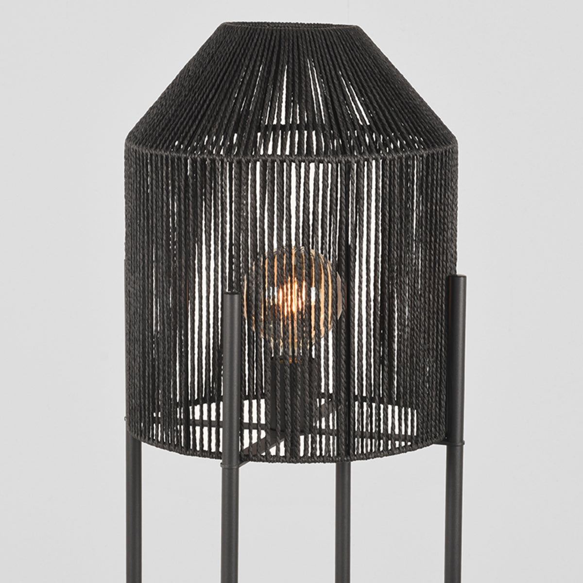LABEL51 Vloerlampen Ibiza - Zwart - Jute - 1-Lichts