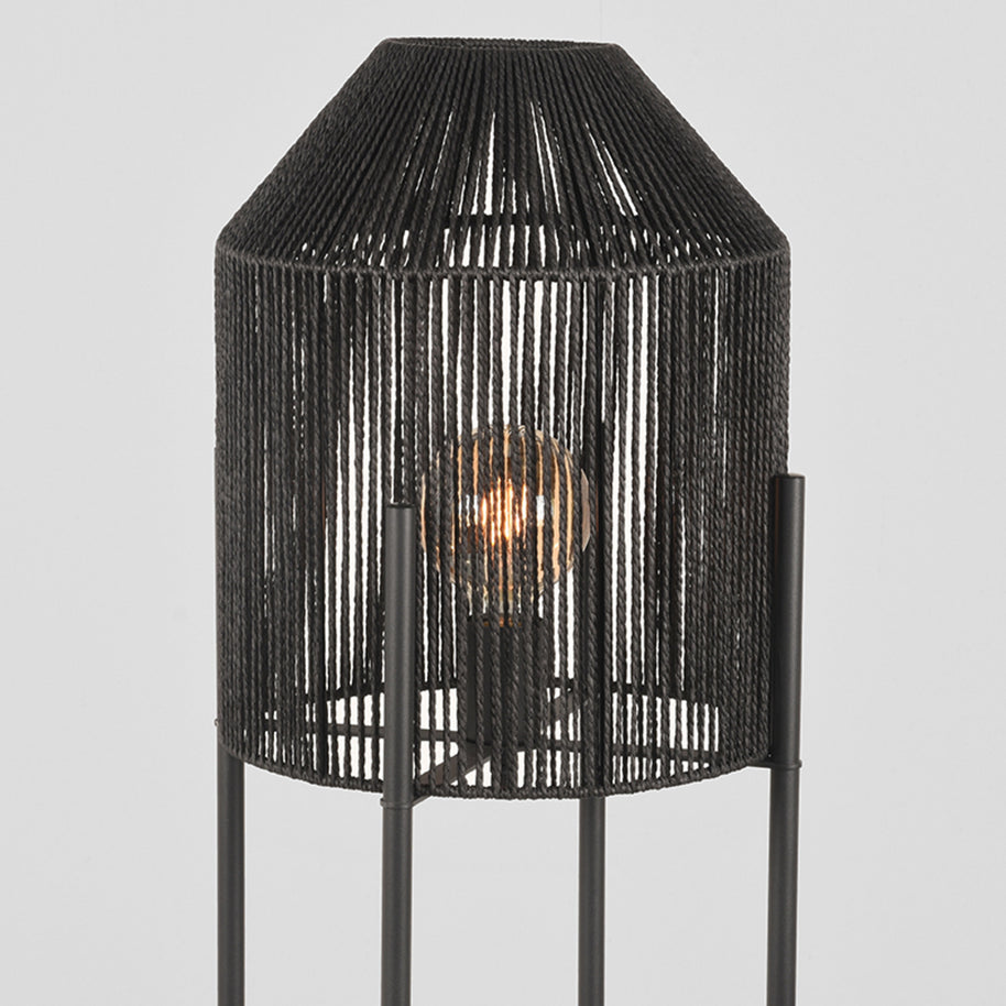 LABEL51 Vloerlampen Ibiza - Zwart - Jute - 1-Lichts