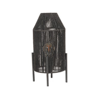 LABEL51 Tafellampen Ibiza - Zwart - Jute - 1-Lichts