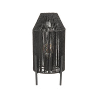 LABEL51 Tafellampen Ibiza - Zwart - Jute - 1-Lichts