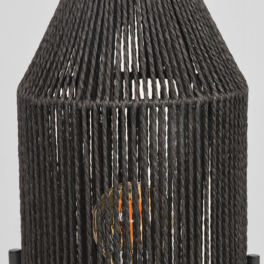 LABEL51 Tafellampen Ibiza - Zwart - Jute - 1-Lichts