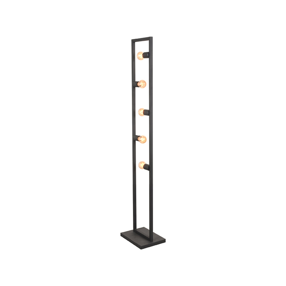 LABEL51 Vloerlampen Quadrato - Zwart - Metaal - One Size