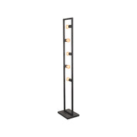 LABEL51 Vloerlampen Quadrato - Zwart - Metaal - One Size