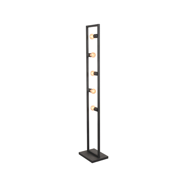 LABEL51 Vloerlampen Quadrato - Zwart - Metaal - One Size