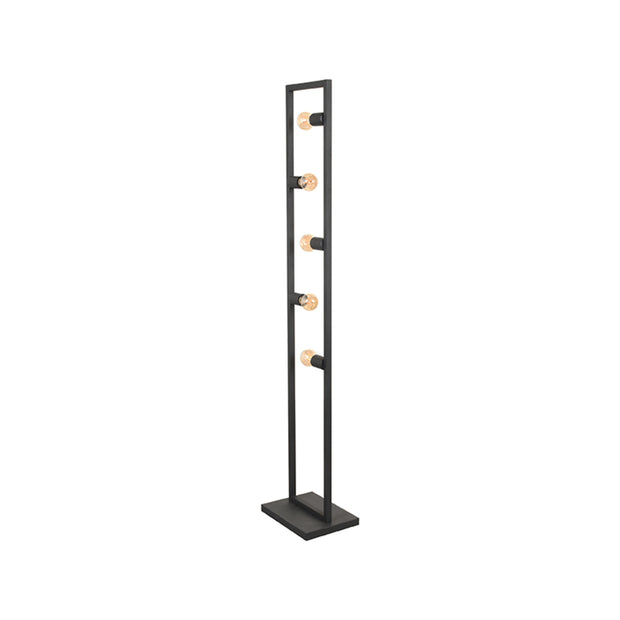 LABEL51 Vloerlampen Quadrato - Zwart - Metaal - One Size