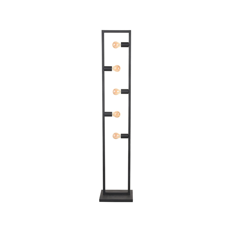 LABEL51 Vloerlampen Quadrato - Zwart - Metaal - One Size