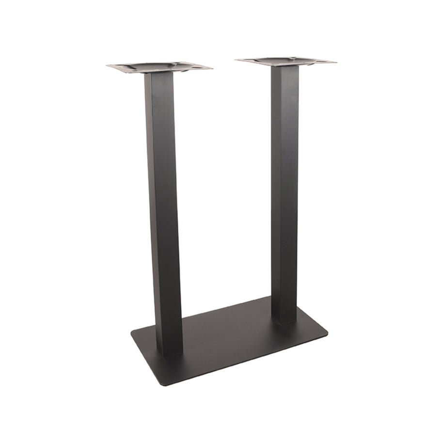 LABEL51 Bartafels Tafelpoot Dubbel - Zwart - Metaal - Dubbel - 108 cm