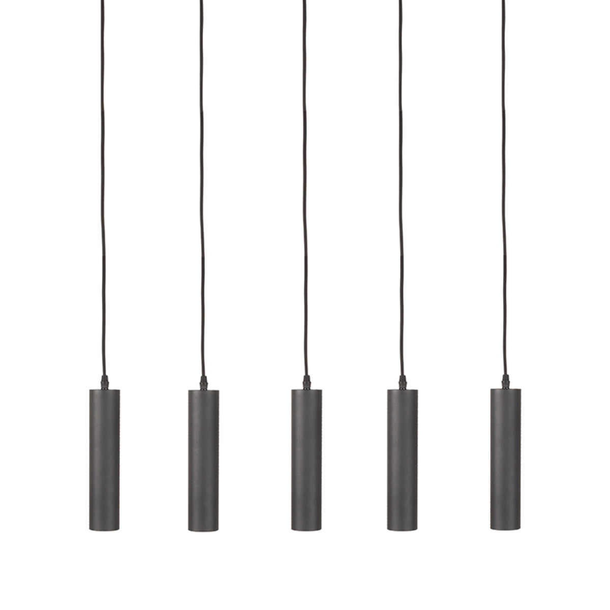 LABEL51 Hanglampen Ferroli - Zwart - Metaal - 5-lichts