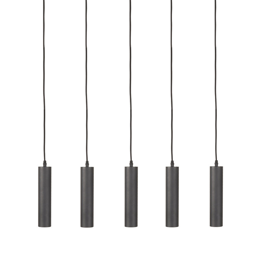 LABEL51 Hanglampen Ferroli - Zwart - Metaal - 5-lichts