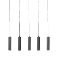 LABEL51 Hanglampen Ferroli - Zwart - Metaal - 5-lichts