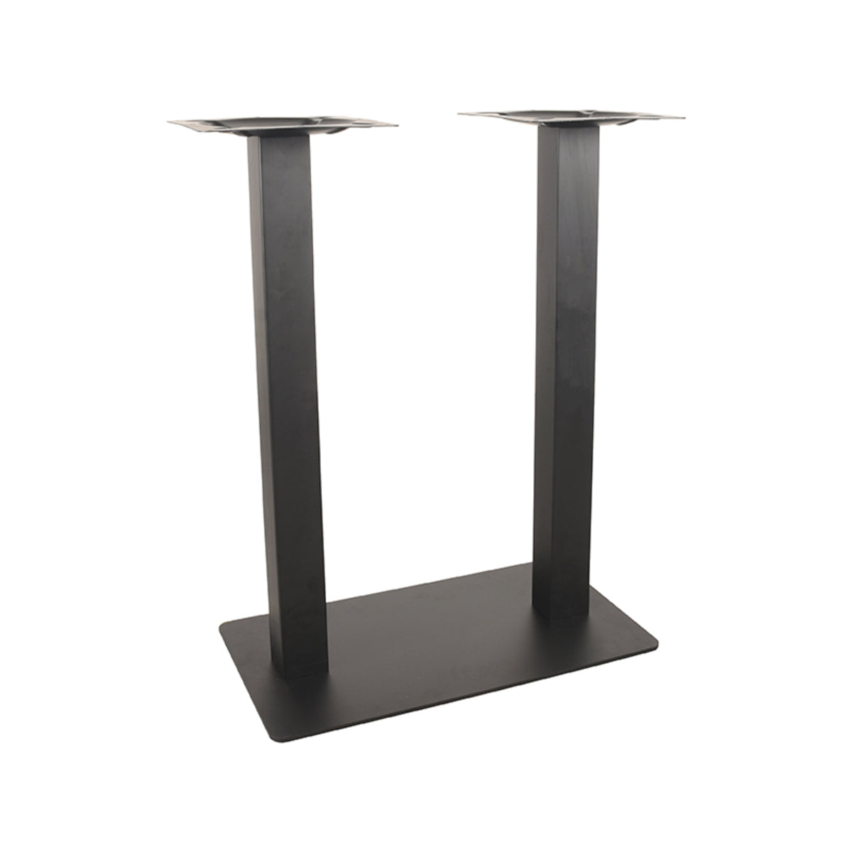 LABEL51 Bartafels Tafelpoot Dubbel - Zwart - Metaal - Dubbel - 92 cm