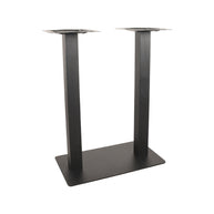 LABEL51 Bartafels Tafelpoot Dubbel - Zwart - Metaal - Dubbel - 92 cm