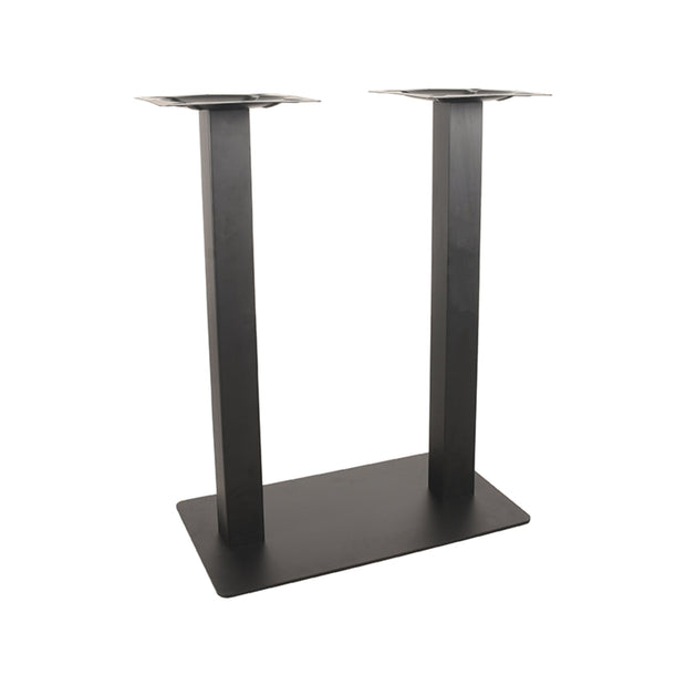 LABEL51 Bartafels Tafelpoot Dubbel - Zwart - Metaal - Dubbel - 92 cm