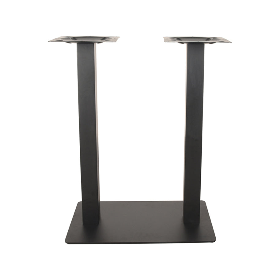 LABEL51 Bartafels Tafelpoot Dubbel - Zwart - Metaal - Dubbel - 92 cm