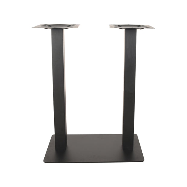 LABEL51 Bartafels Tafelpoot Dubbel - Zwart - Metaal - Dubbel - 92 cm