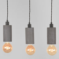 LABEL51 Hanglampen Fresco - Beton - Beton - 5-Lichts