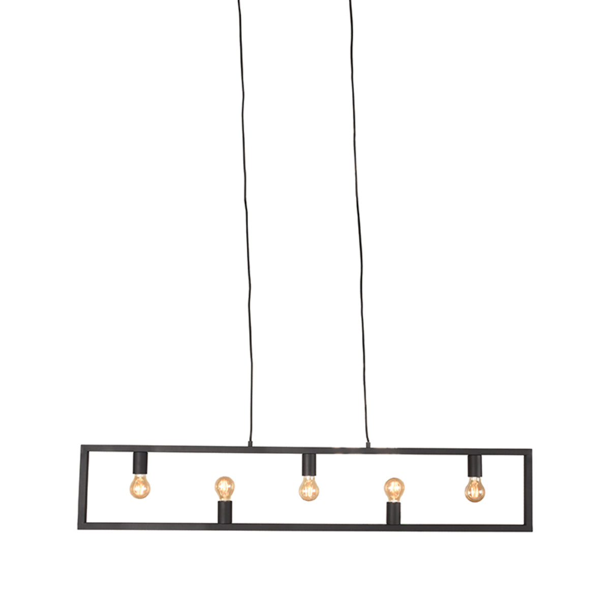 LABEL51 Hanglampen Quadrato - Zwart - Metaal - Hanglamp