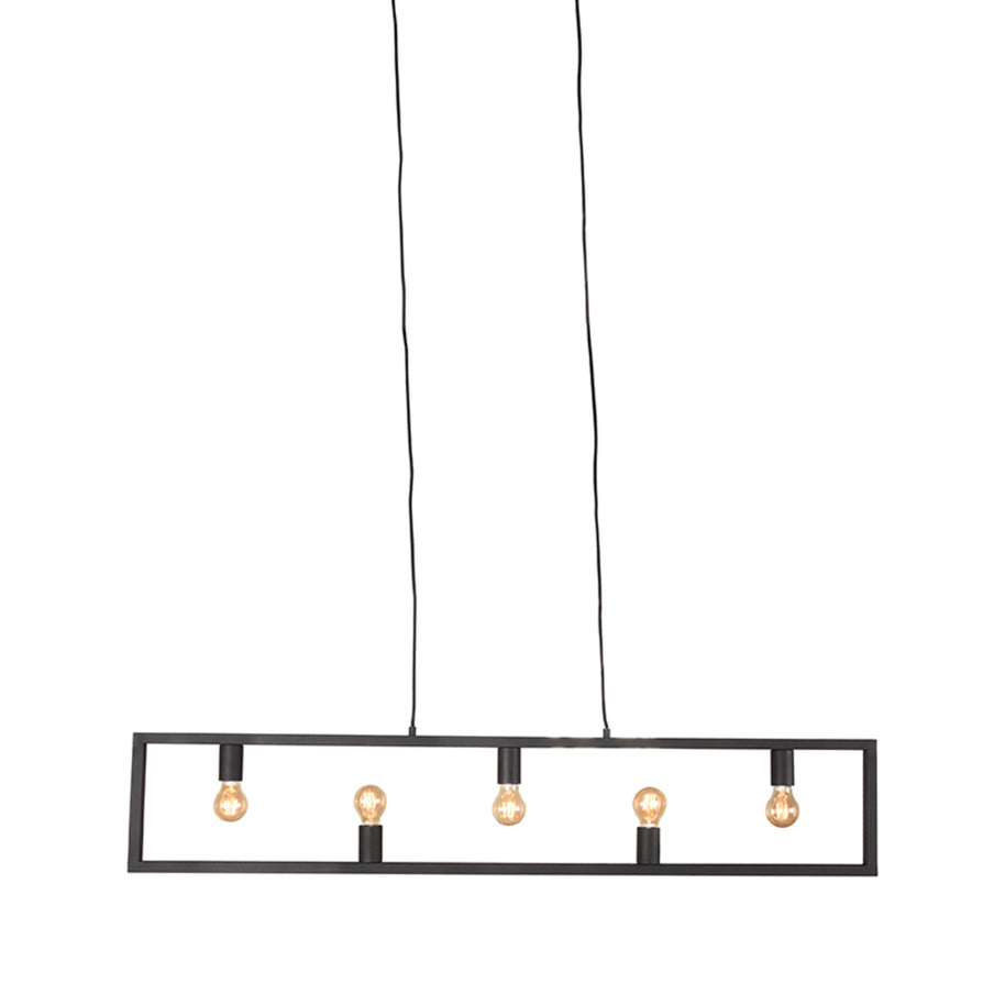 LABEL51 Hanglampen Quadrato - Zwart - Metaal - Hanglamp