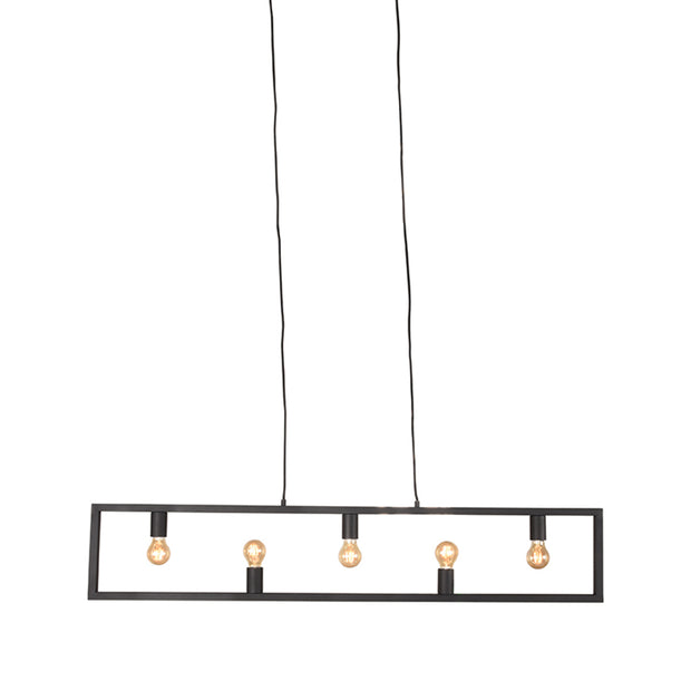 LABEL51 Hanglampen Quadrato - Zwart - Metaal - Hanglamp