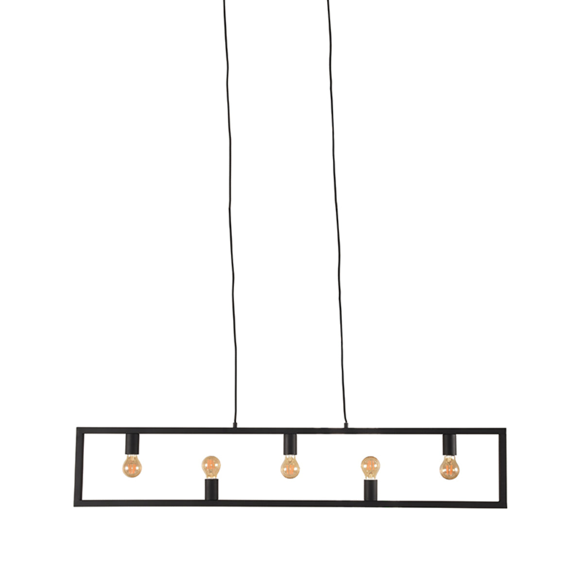 LABEL51 Hanglampen Quadrato - Zwart - Metaal - Hanglamp