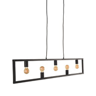 LABEL51 Hanglampen Quadrato - Zwart - Metaal - Hanglamp