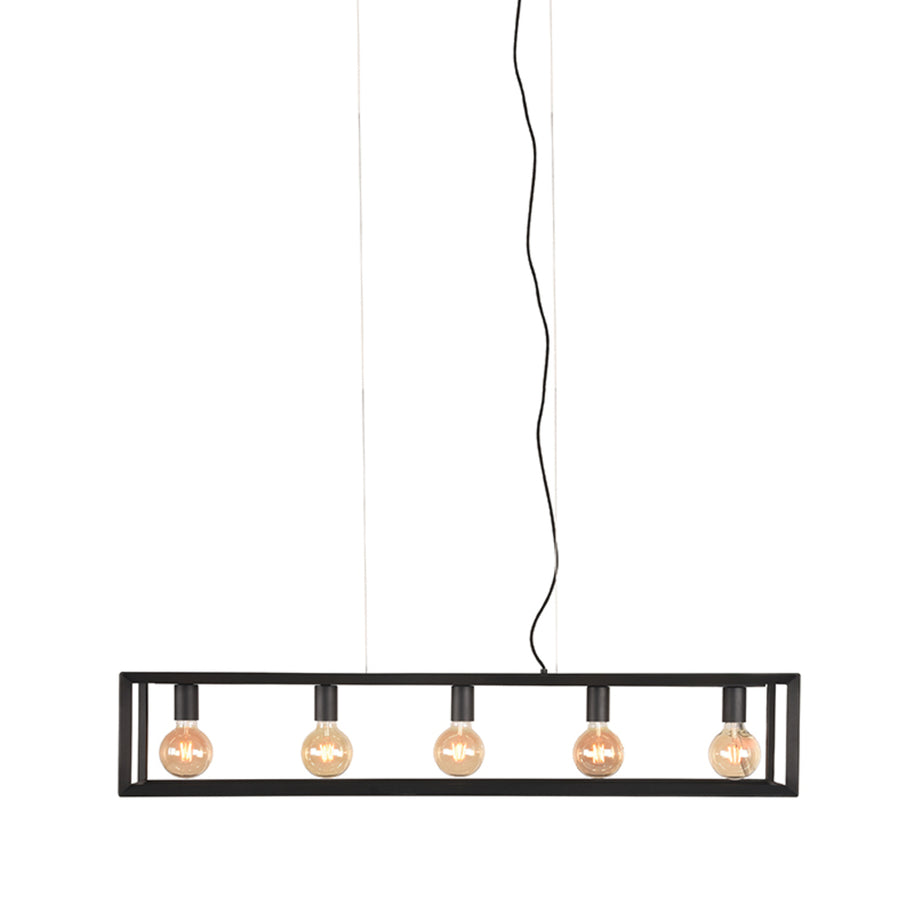LABEL51 Hanglampen Tetto - Zwart - Metaal - 5-Lichts