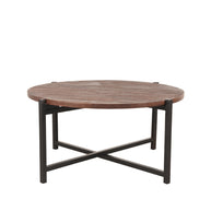 LABEL51 Salontafels Dox - Espresso - Mangohout - 70 cm - Zwart