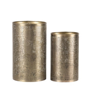 LABEL51 Woondecoratie Kaarsenhouders - Antiek Goud - Metaal - L
