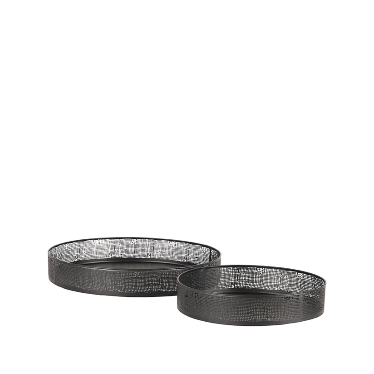 LABEL51 Woondecoratie Dienbladen - Zwart - Metaal - One Size