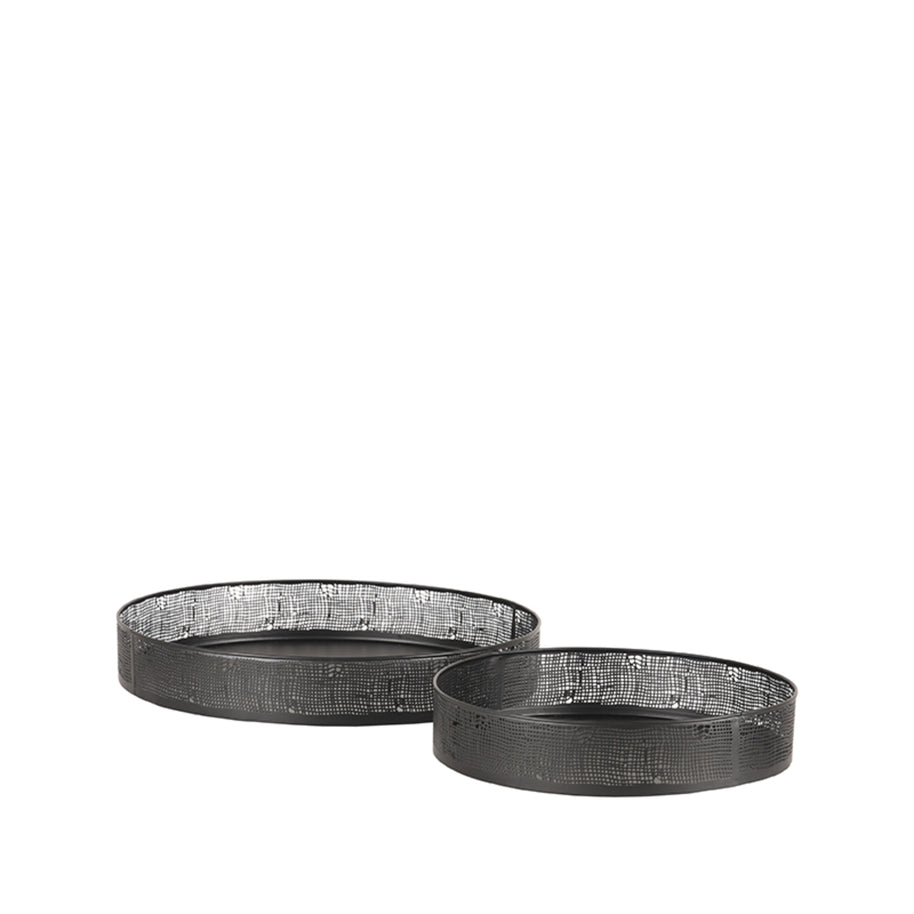 LABEL51 Woondecoratie Dienbladen - Zwart - Metaal - One Size