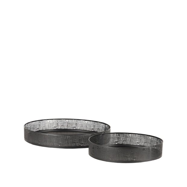 LABEL51 Woondecoratie Dienbladen - Zwart - Metaal - One Size