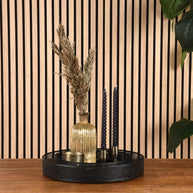 LABEL51 Woondecoratie Dienbladen - Zwart - Metaal - One Size