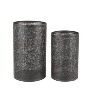 LABEL51 Woondecoratie Kaarsenhouders - Zwart - Metaal - L