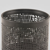 LABEL51 Woondecoratie Kaarsenhouders - Zwart - Metaal - L