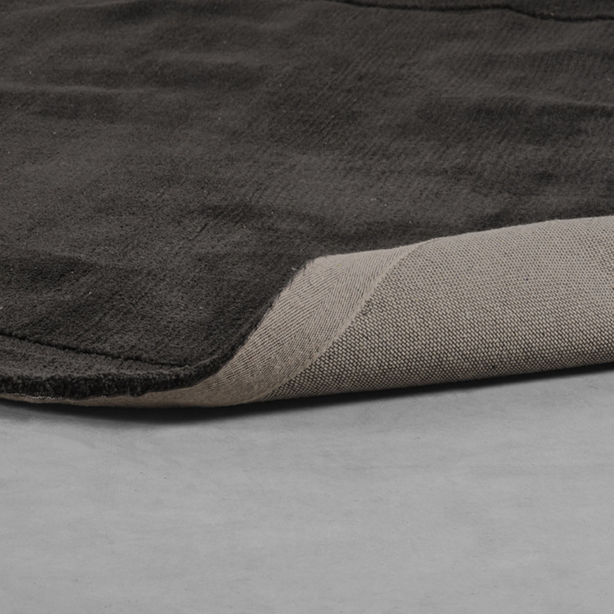 LABEL51 Vloerkleden Mody - Antraciet - Polyester - 160x230 cm - Organisch