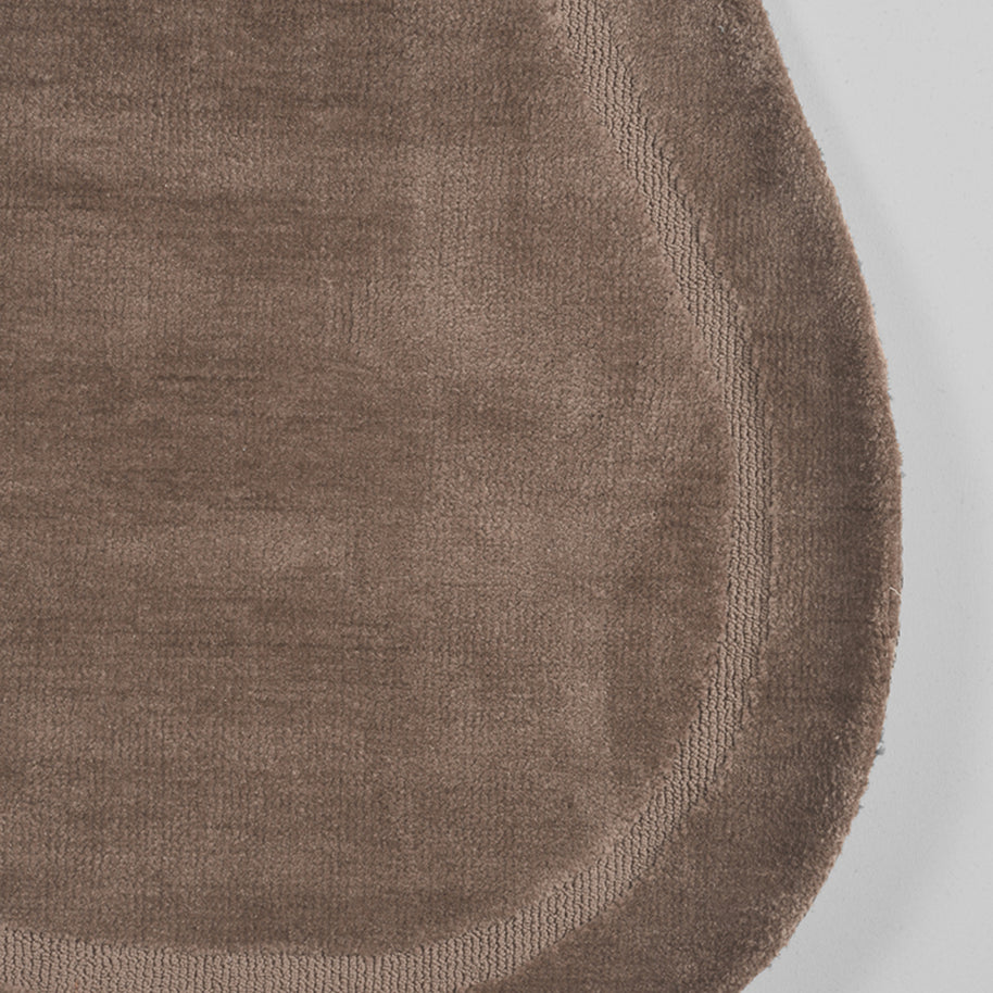 LABEL51 Vloerkleden Mody - Taupe - Polyester - 160x230 cm - Organisch